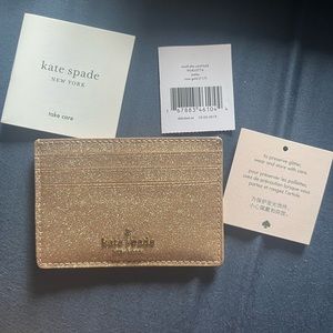 Kate Spade Rose Gold Small Slim Card Hold